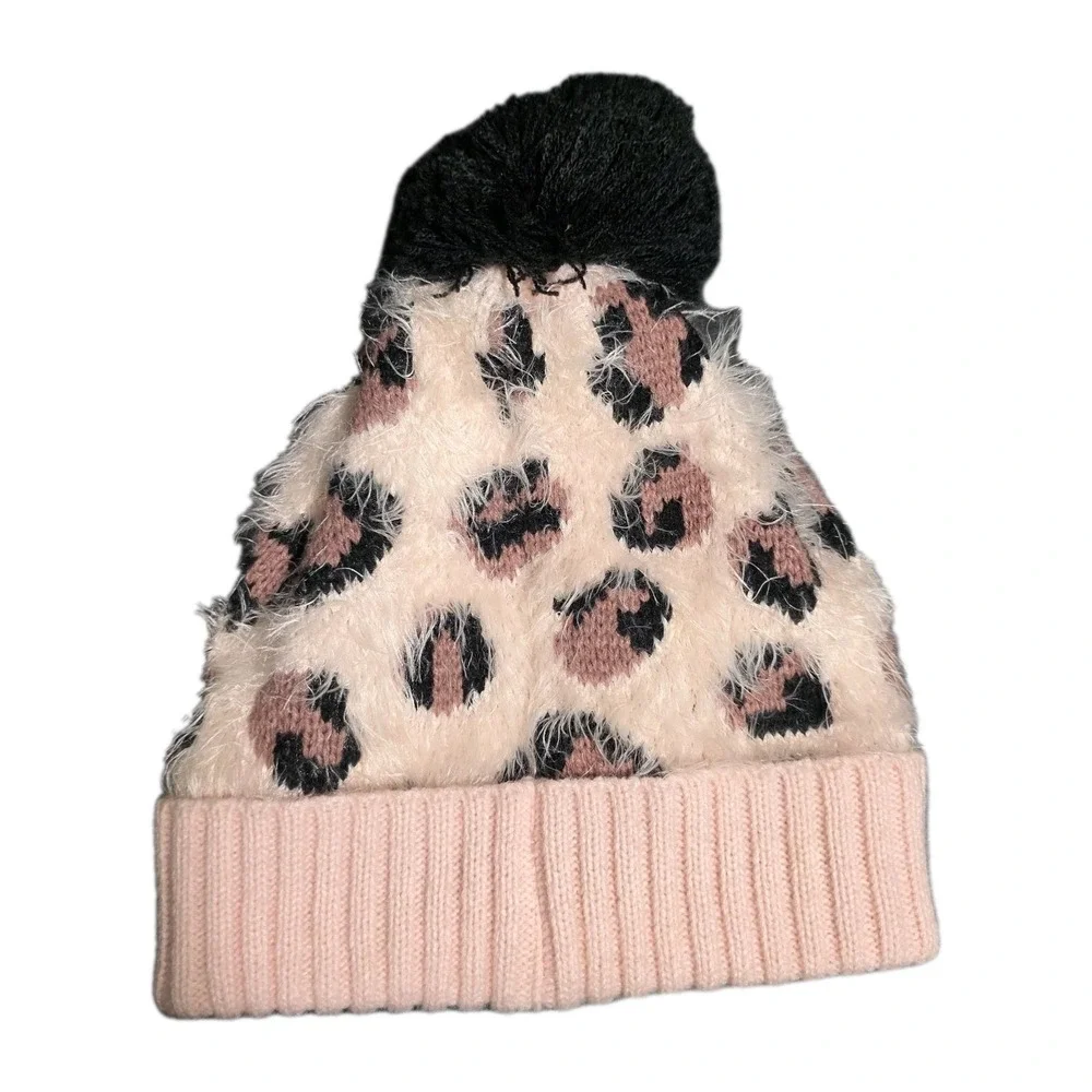 Home Free YOUTH Pink Cheetah Oregon Beanie‎ Hat